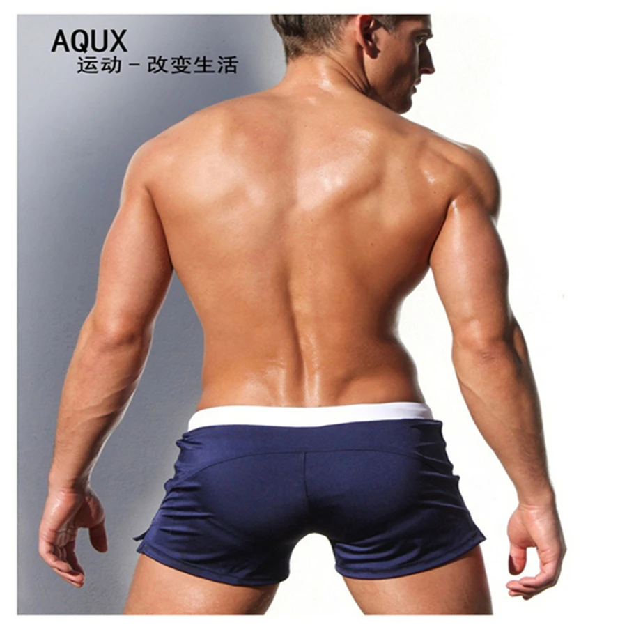

Men's high quality beach swimsuits shorts leisure beach sports fitness leisure angle shorts quick drying breathable brand