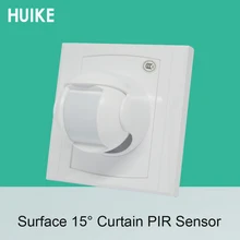 86 мм проводной Настенный PIR датчик движения для внутреннего окна, занавес, инфракрасный детектор NC/без сигнала, опции, умный дом