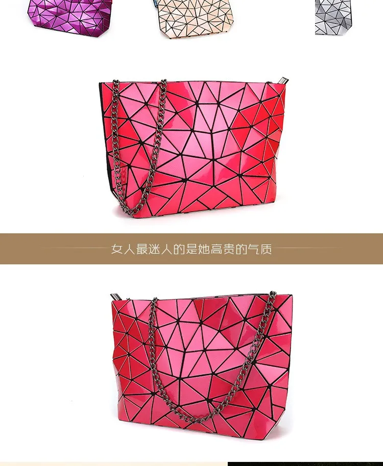 Новая женская сумка из камней правильной геометрической формы из искусственной кожи, модная женская сумка-мессенджер на цепочке, Повседневная сумка через плечо, женская сумка-клатч