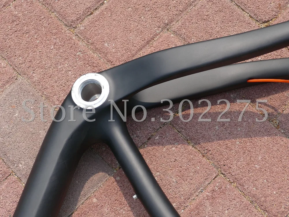 Flash Deal FR202 Toray Carbon Fiber Mountain Bike 29ER Bicycle Cycling  MTB Frame Fork Headset Clamp  15.5/17.5/19" 6