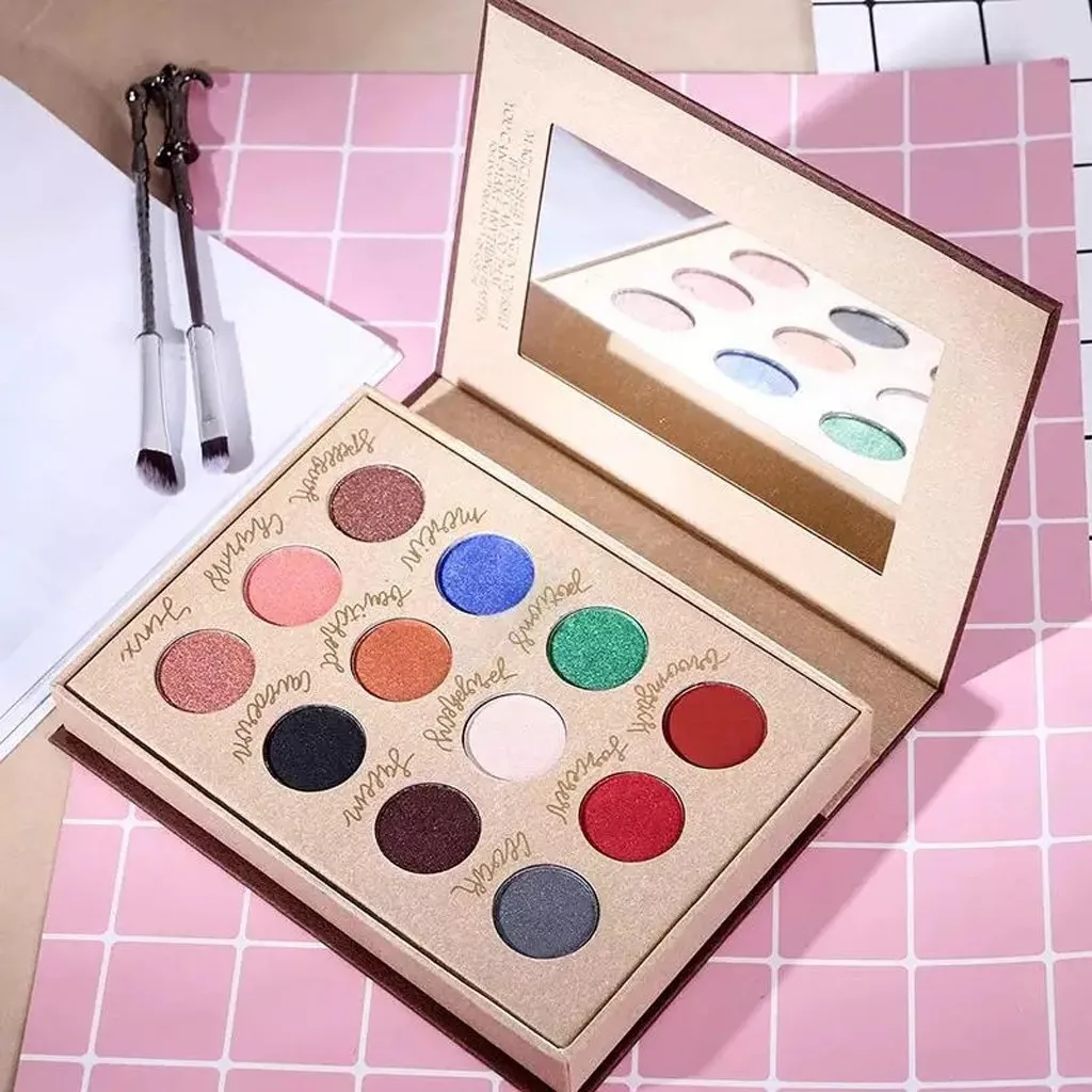 

Makeup Eye shadow Eyeshadow Palette Cosmetic Set Eye Shadow 12 Colors Professional Smoky Cosmetic GIFT maquillaje