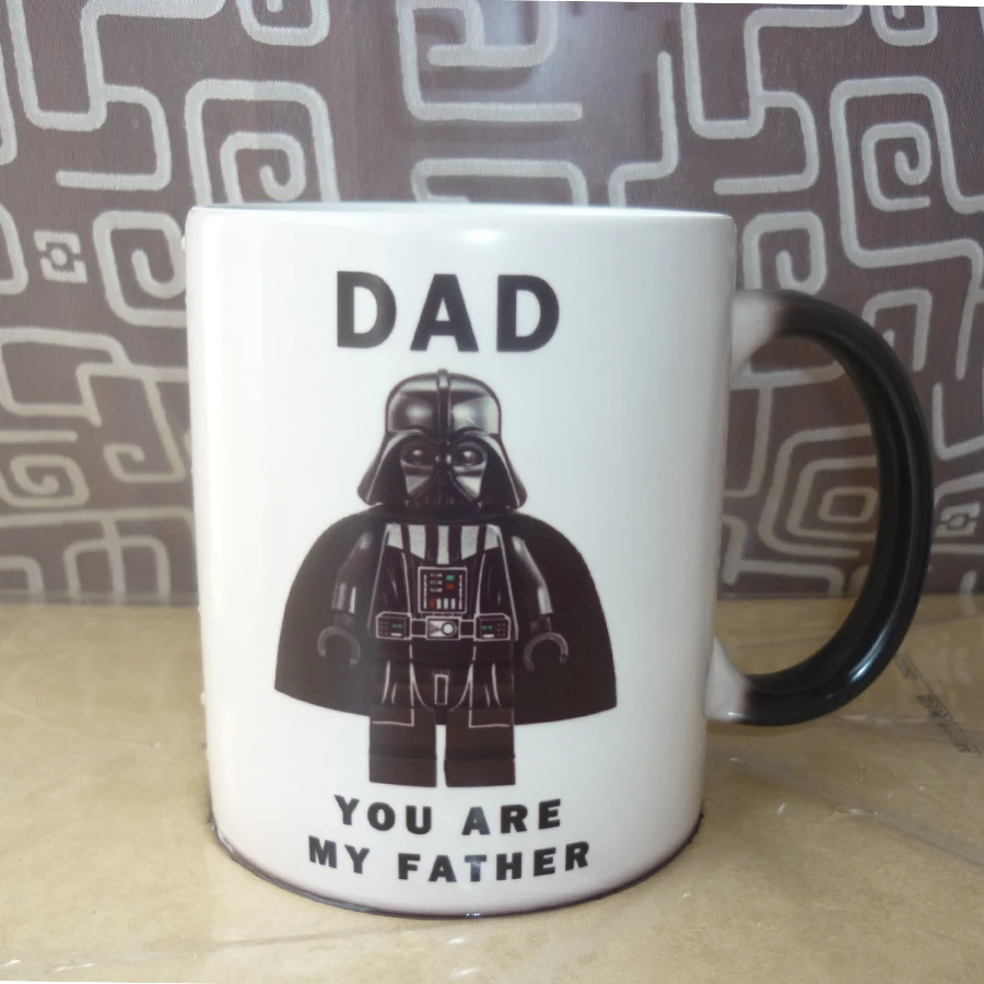 

Star Wars Heat Reveal Mug Dad You Are My Father Color Change Coffee Cup Sensitive Morphing Mugs For Dad Christmas Gift