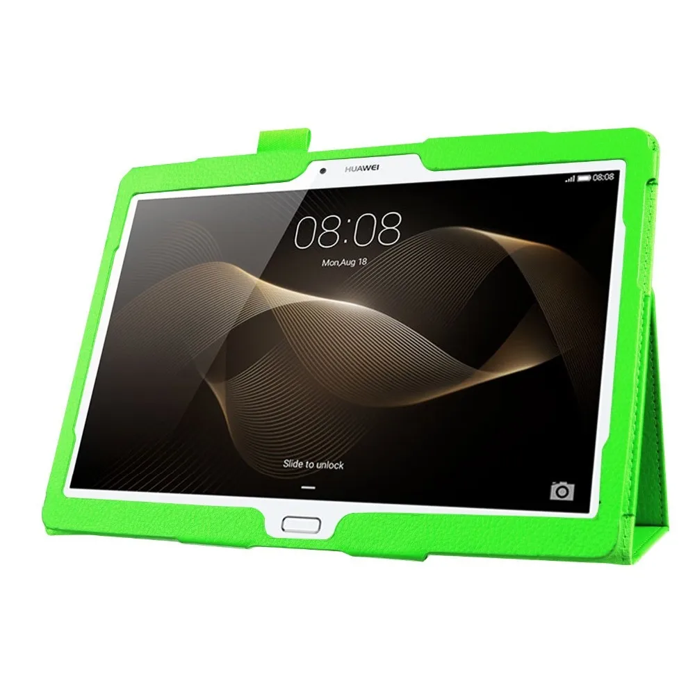 Cuckoodo 50 шт./лот для Huawei MediaPad M2 10.0, ультра тонкий легкий Стенд Folio Case Чехол для Huawei M2 10.1 дюймов Tablet