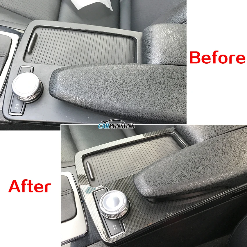 Carmonsons Konsole Armlehne Aufkleber Trim Abdeckung Fur Mercedes Benz C Klasse W204 C180 C200 2008 2014 Lhd Zubehor Auto Styling Automotive Interior Stickers Aliexpress