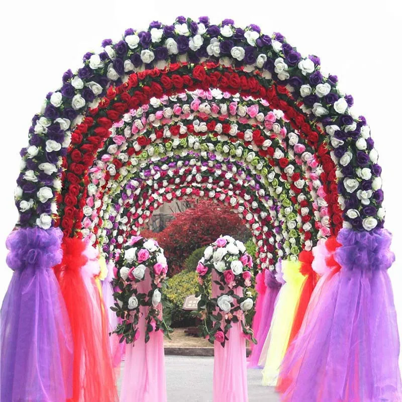 

10M *48CM Snow Yarn Wedding Arches Sheer Crystal Organza Tulle Fabric For Wedding Party Decorat New Year Diy Clothing Design