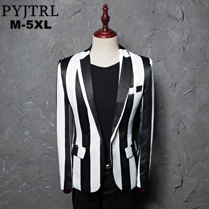 zwart wit blazer
