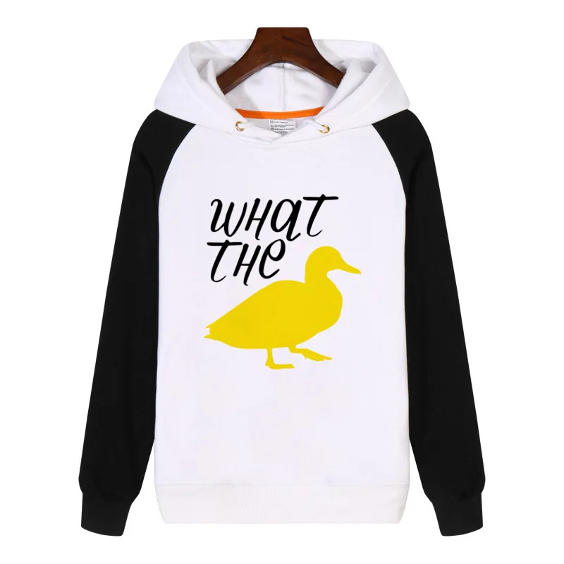 

What the duck Hoodies men women Sweatshirt winter Streetwear Hoody Clothes Hoodie Tracksuit Sportswear GA1287