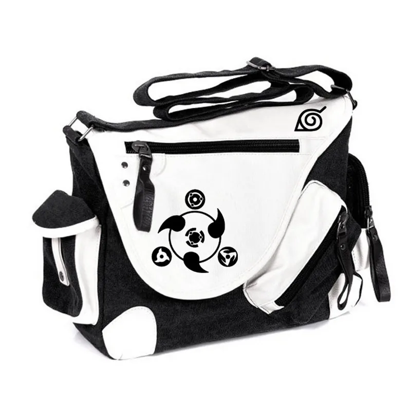 New Fashion Hot Sale Naruto Printing Vintage Women Men Messenger Bags Canvas Business Shoulder Bag Students