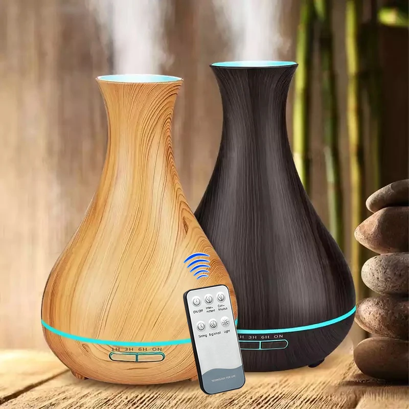 

550ML Remote Control Aroma Air Diffuser Ultrasonic Air Humidifier Essential Oil Aromatherapy Diffuser Cool Mist Maker For Home