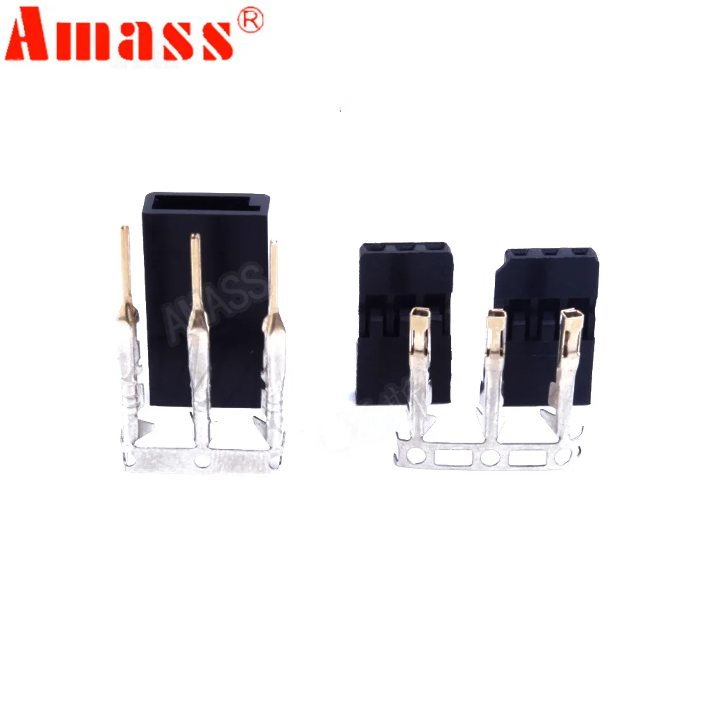 

100pair Male/ Female Connector For JR/Futaba For RC Model, Servo Connector, Model Receiver Battery ESC Connection