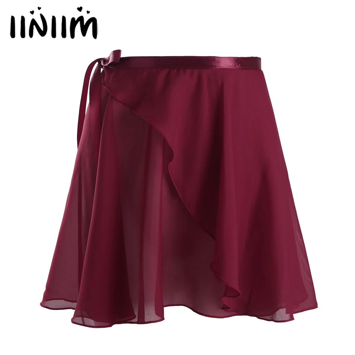 Adult Ladies Chiffon Ballet Wrap Skirt Dance Skate Wrap Over Scarf ...