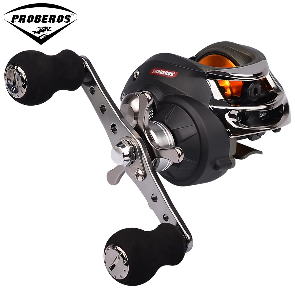 

1PC Top Quality Fishing Reel Black Color Lure Reel 9+1 Ball Bearings 300g Right and Left Hand Water Drop Wheel