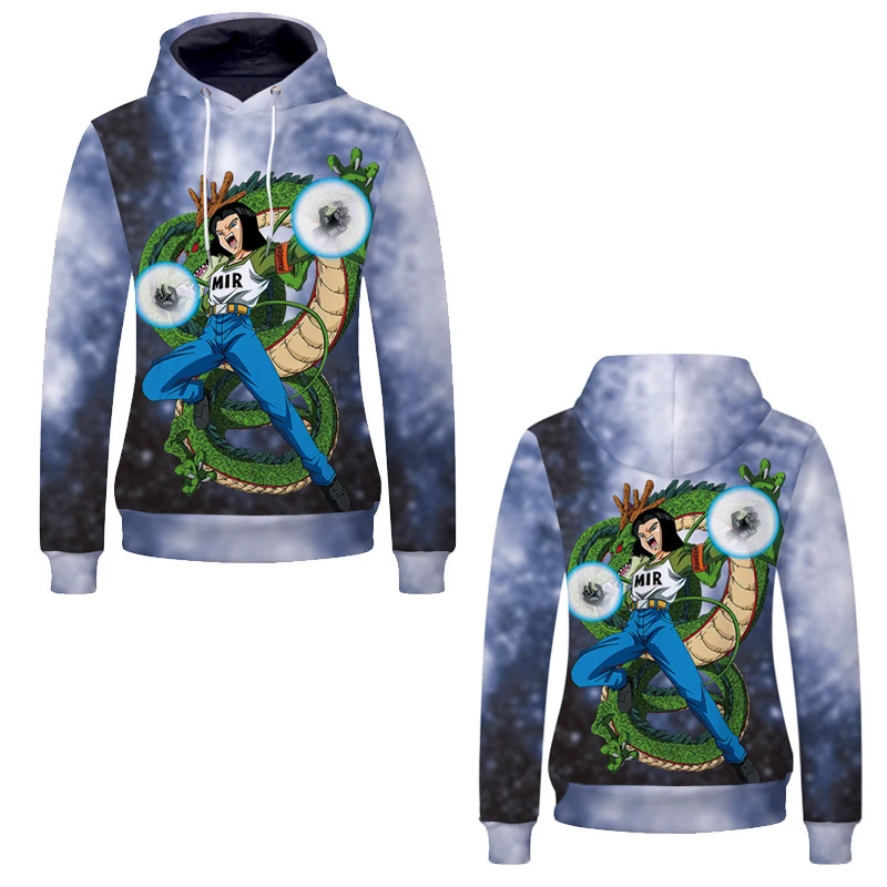 Fans Wear 2019 3D Men Hoodies Dragon Ball Sweatshirt Anime Kagamine Hoodie 3D Printed Hoodie for Fans Cosplay