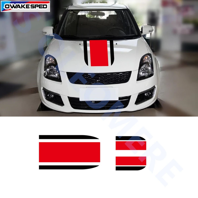 Виниловая наклейка для Suzuki Swift 1 комплект накладка на двигатель спортивные