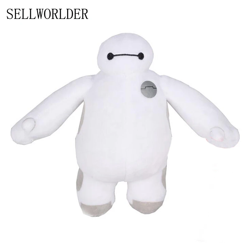 SELLWORLDER 18 см Большой Герой 6 Baymax плюшевые куклы и игрушки - Цвет: Белый