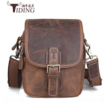 Men genuine leather bag messenger Bag Man Crossbody Shoulder Bag BusinessCow Crazy Horse Leather Brand travel waist flap bag Men genuine leather bag messenger Bag Man Crossbody Shoulder Bag BusinessCow Crazy Horse Leather Brand travel waist flap bag