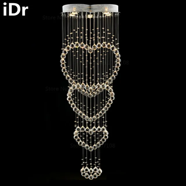 Duplex High Quality Villa Living Room Chandelier Creative Crystal Duplex High Quality Villa Living Room Chandelier Creative Crystal Lamp Restaurant Lights Boutiques Stairs
