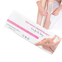 Восковые полоски для депиляции 100 листов/Сумка для ног подмышка эпиляция для удаления волос нетканый Эпилятор воском полосы бумаги прокатки