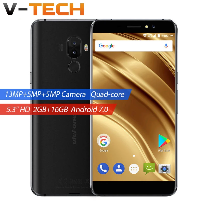 Original Ulefone S8 Pro Dual Rear Cameras Phone 5 3 HD Android 7 0 2GB 16GB