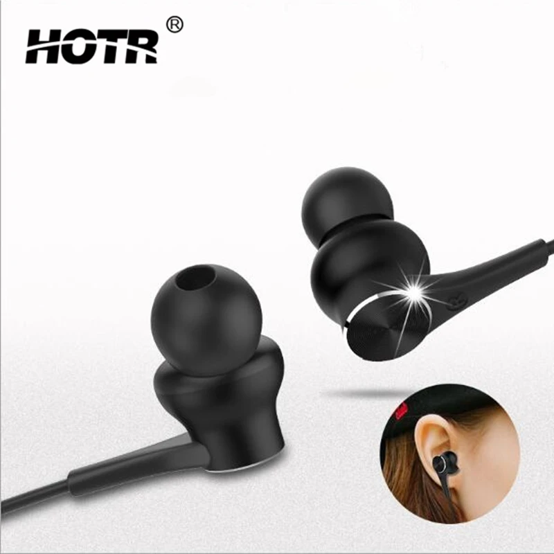 

M11 Wired Earphone With Microphone Free Answer Control 3.5mm Gold Plated Plug with Volume Control Universal for PC Tablet Phone
