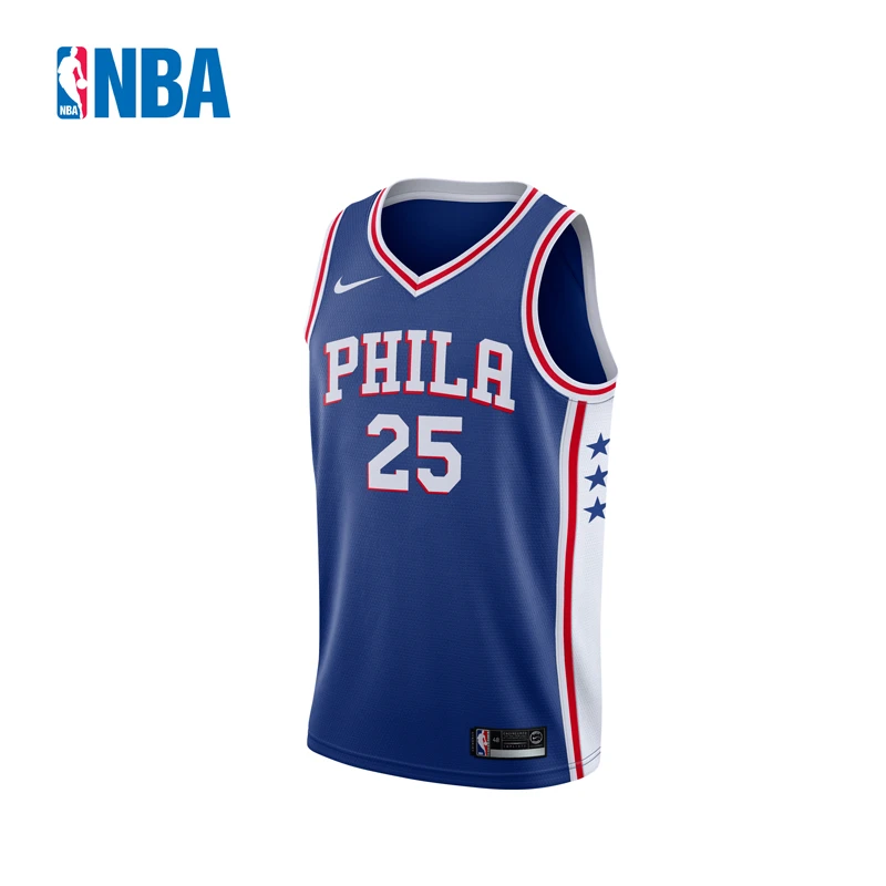 Original Philadelphia 76ers NBA Jerseys hombre NO. 25 Ben Swingman Jerseys|ben simmons|nba jersey menswingman jersey - AliExpress