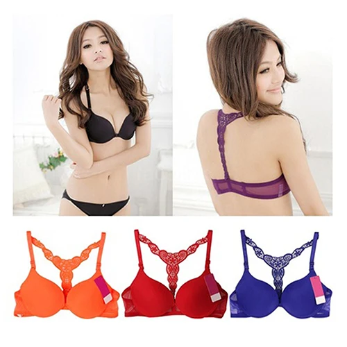 Женское кружевное нижнее белье с чашками пуш ап|bra f|bra fashionbra up |