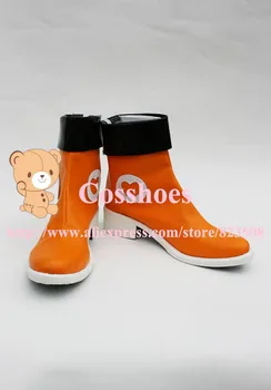 

Custom made orange miku Shoes from vocaloid Cosplay