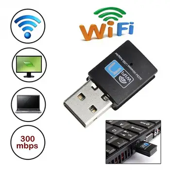

2018 2018 Mini 300M USB2.0 RTL8192 Wifi dongle WiFi adapter Wireless wifi dongle Network Card 802.11 n/g/b wi fi LAN Adapter