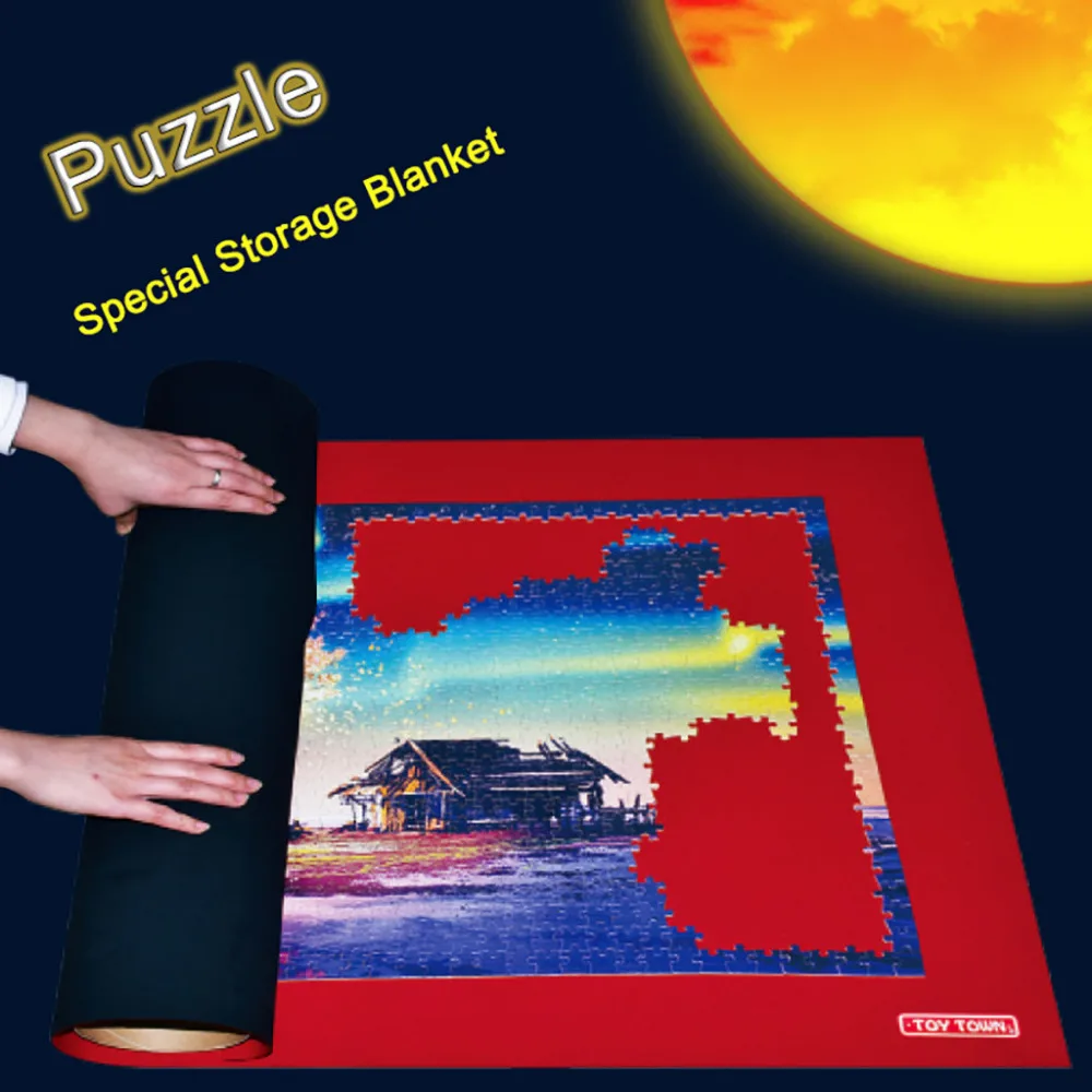 

Selling 500 Or 1000 Or 1500 Pieces Of Jigsaw Puzzle Blanket Storage Tool