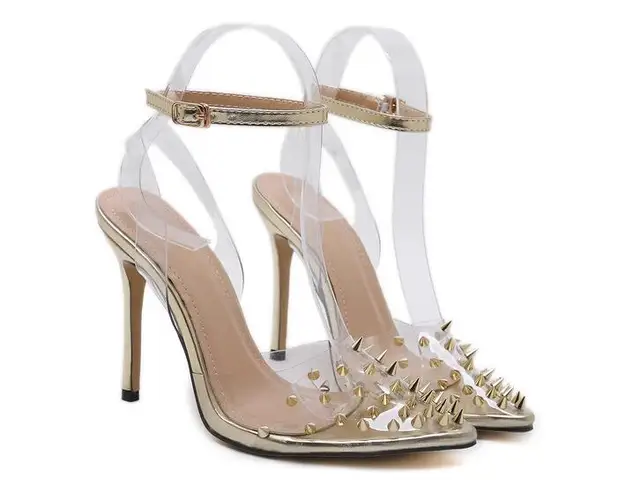 famous footwear clear heels