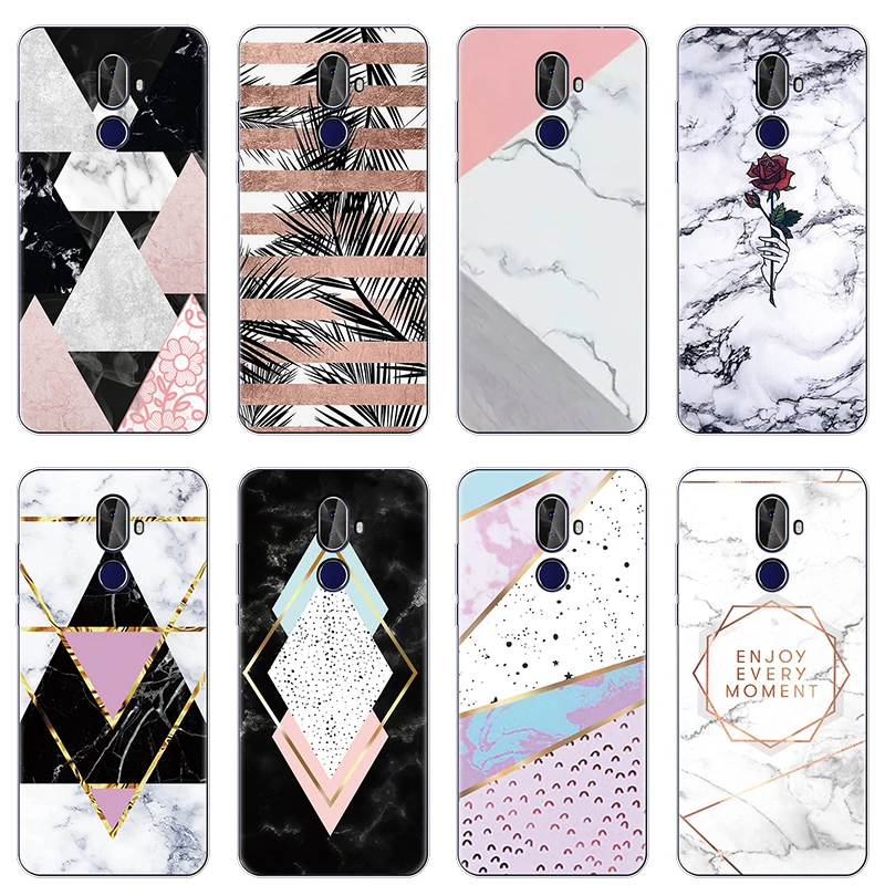 

Marble Phone Soft TPU Case Cover for Cubot X18 Plus Case Silicone 5.99 inch Soft Back for Cubot X18Plus Cases fundas Coque Capa