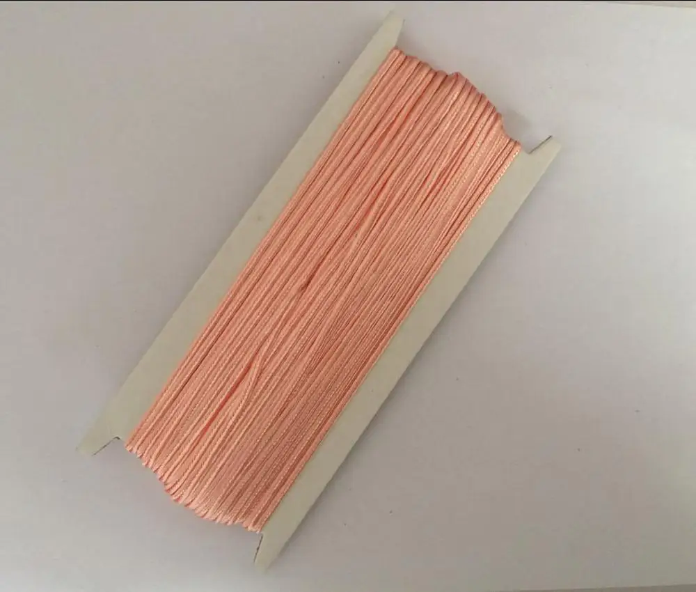 34 ярдов(31 м)/Лот 32 цвета 3 мм китайский шнур для сутаха нить Змеиный живот веревочные шнуры нейлоновая веревка для материал для изготовления ювелирных изделий - Цвет: blood pink
