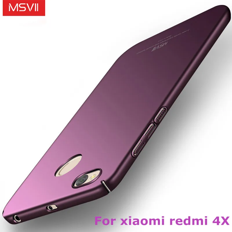 Чехол для Xiaomi redmi 4x MSVII Роскошный чехол Xaomi 4X pro prime global силиконовый накладка с