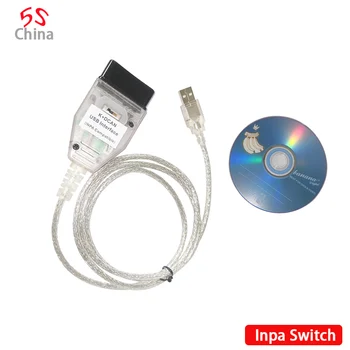 

wholesale ALBABKC Brand FOR BMW inpa Ediabas Switch K + CAN diagnostic tool USB FTDI white PCB