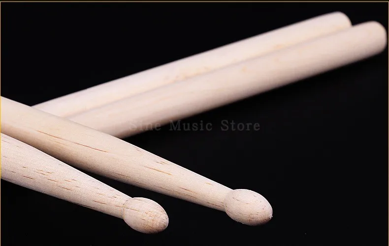 

1 Pair 5A 41CM Length Dia 14.2mm Electronic Rack Drum-sticks Rhythm Mate Drum Stick HRM Hickory / Maple Drumsticks