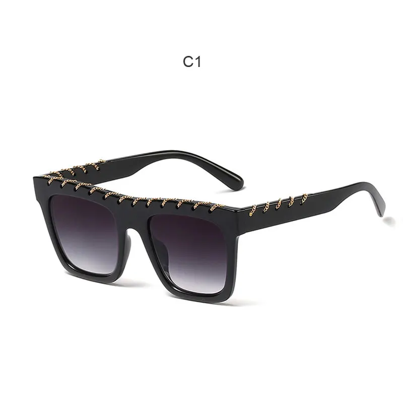 Квадратные Солнцезащитные очки для женщин поляризационные женские Полароид мужские роскошные брендовые солнцезащитные очки мужские солнцезащитные очки UV400 Солнцезащитные очки Solei - Цвет линз: c1