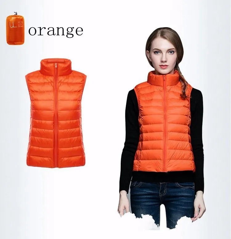 NewBang Brand Women Sleeveless Womens Ultra Light Down Vests Slim Jacket Girl Gilet Plus Lightweight Windproof Warm Waistcoat