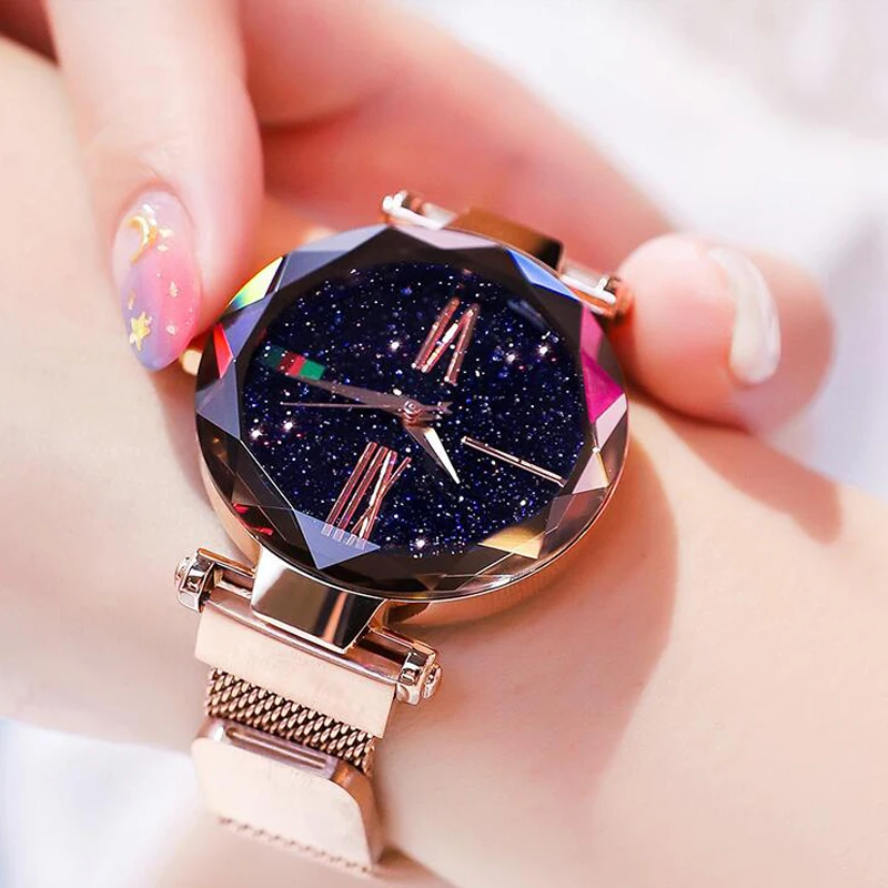 Luxury Women Watches Magnetic Starry Sky Female Clock Quartz Wristwatchefashion Ladies Wrist Watch Reloj Mujer Relogio Feminino huismerk kopen in de aanbieding Luxury Women Watches Magnetic Starry Sky Female Clock Quartz Wristwatchefashion Ladies Wrist Watch Reloj Mujer Relogio Feminino huismerk kopen in de aanbieding