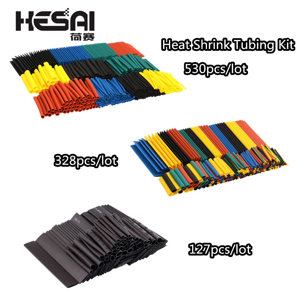 3,0 Caja dispensadora Tubo termorretr/áctil Negro 3:1 con Pegamento 1,0 mm 5 Metros