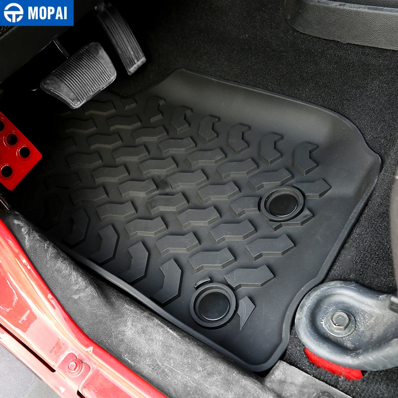 Резиновые Противоскользящие коврики для Jeep Wrangler JK 2007|Напольные коврики| |