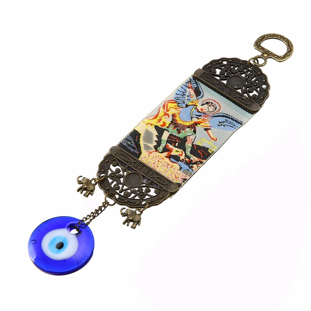 1pc Turkish Blue Evil Eye Hanger Holder Amulets Lucky Charms Hanging Pendants Blessing Protection for Decor