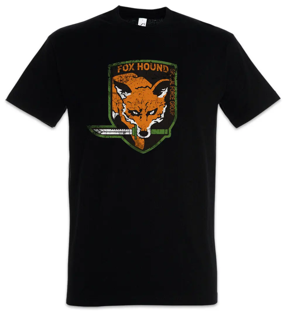 Футболка с логотипом Fox Hound Group футболка металлическим игровым механизмом Mgs
