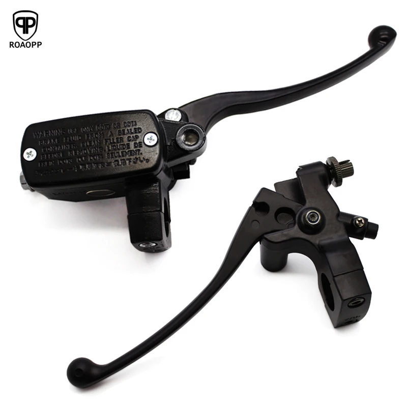 

ROAOPP 22mm Motorcycle Brake Clutch Levers Master Cylinder Left and Right For Yamaha Kawasaki Suzuki Honda Steed 400 600