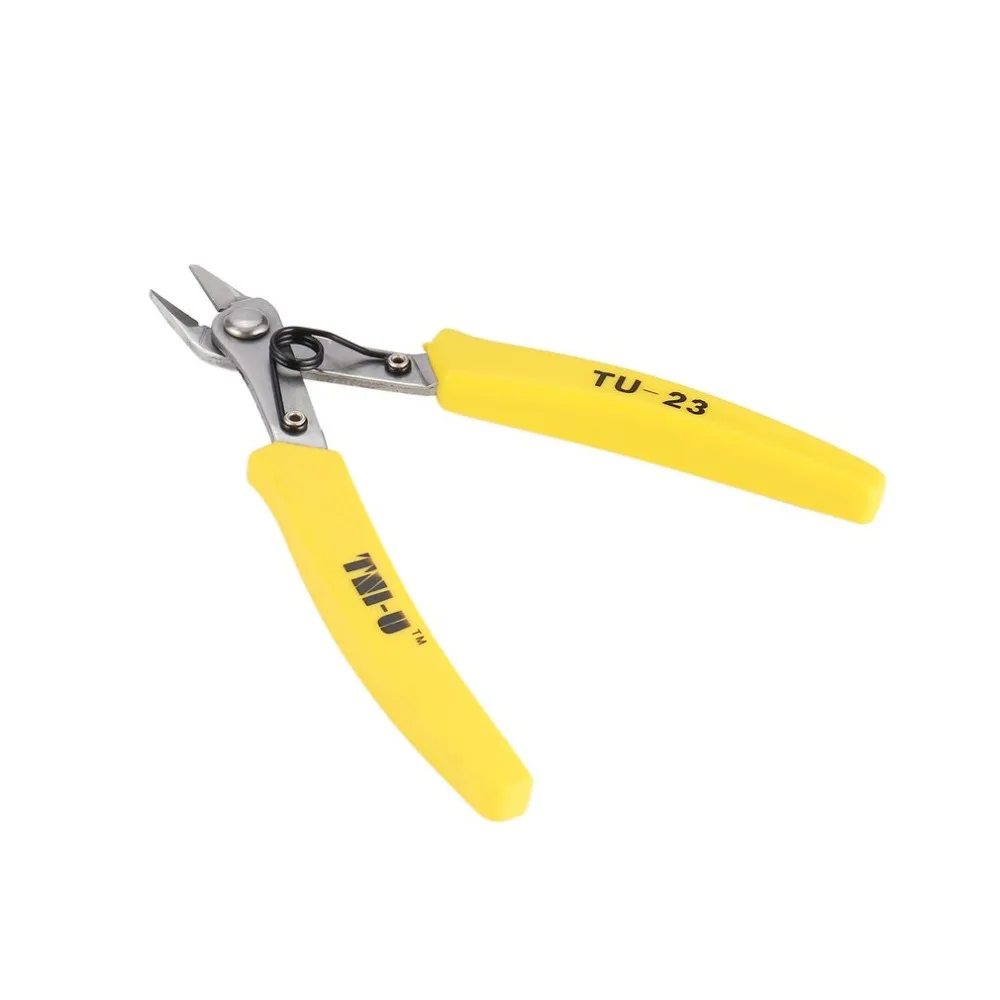 

TNI-U TU23 Diagonal Plier Cutter Cutting Copper Cable Wire Repair Clamp DIY Electronic Mini Hand Tool Shear Snip Nipper