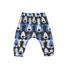 Г. Модные штанишки для малышей брюки для новорожденных мальчиков и девочек штаны-шаровары с принтом животных Леггинсы для маленьких мальчиков хлопковые брюки