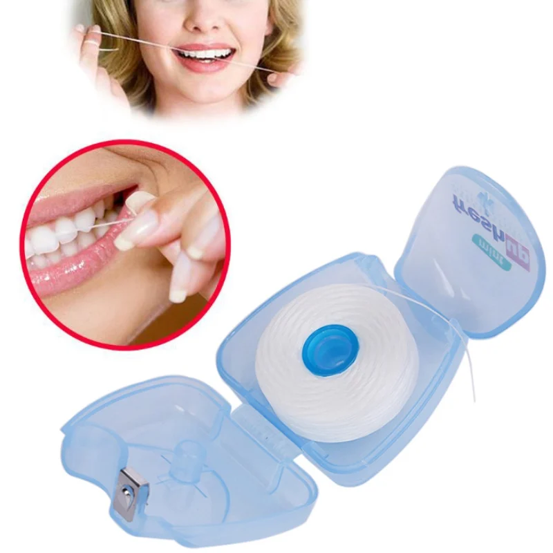 50 м микро воск аромат мяты зубные зубная нить гигиена полости рта межзубные палочка для чистки зубов зубные зубы чистые провода