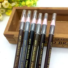 2 шт. водонепроницаемый постоянный макияж с микроволокном для бровей дизайн губ позиционирование карандаш ручка