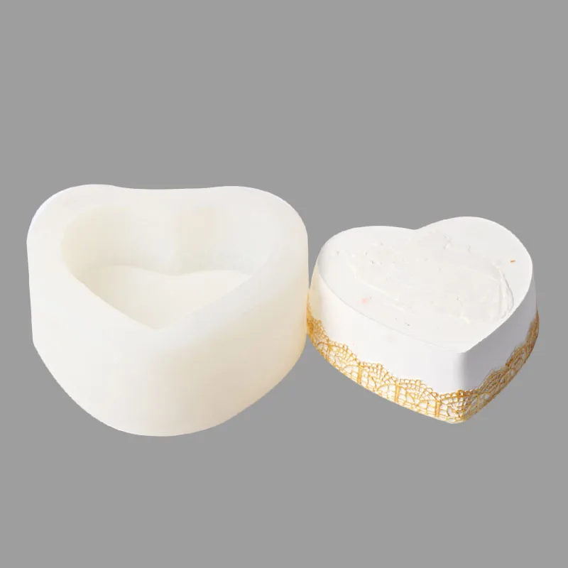 Heart shaped Silicone Mold DIY Jewelry Tools Translucent Silicone Mold