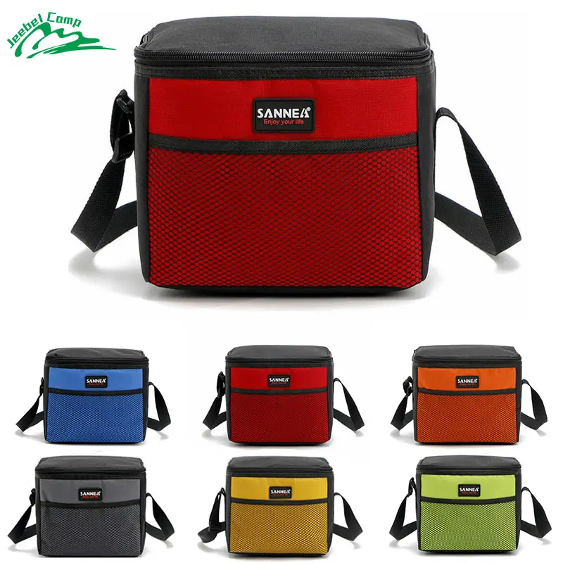 Jeebel 5L Picnic Lunch Bag Beer Camping Outdoor Box Thermos Portable Travel Shoulder Bag Recreation tourism equipment