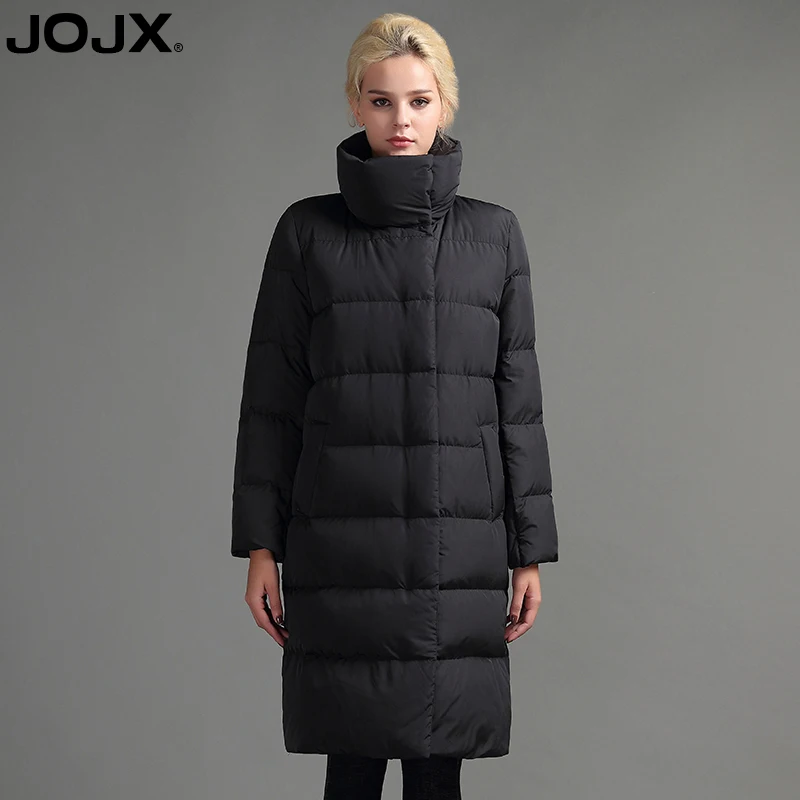 JOJX Новая модная однотонная зимняя женская куртка высокого качества теплая Женская парка зимняя куртка пальто женская верхняя одежда